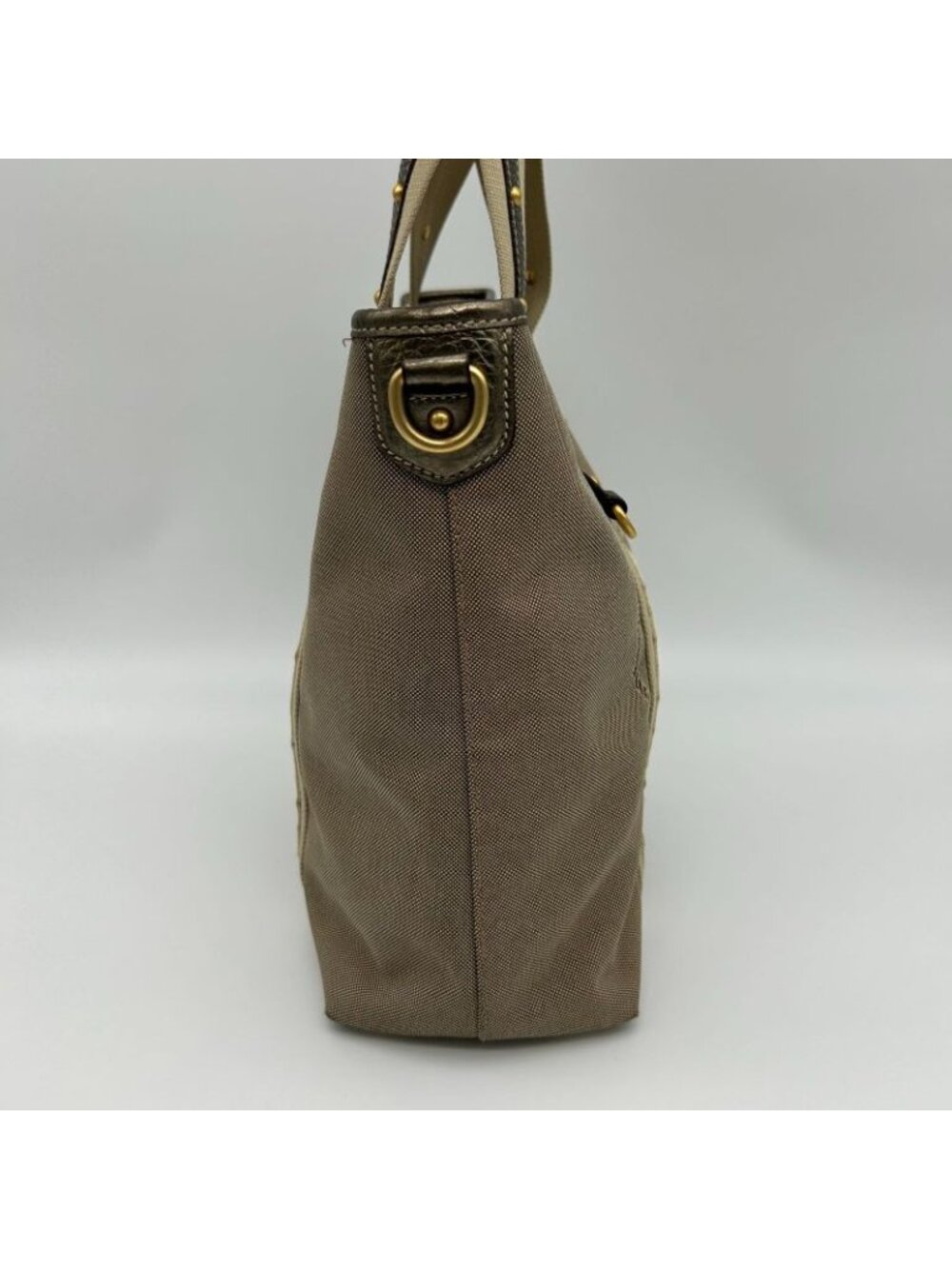 Prada Jacquard Tote Totes Gold - Picture 5 of 16